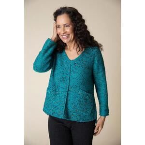 Confetti Yarn Funnel Pullover